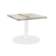 White Halo Side Table